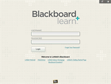 Tablet Screenshot of bblearn.linfield.edu