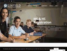Tablet Screenshot of linfield.com