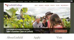 Desktop Screenshot of linfield.edu