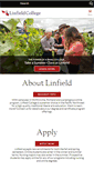 Mobile Screenshot of linfield.edu